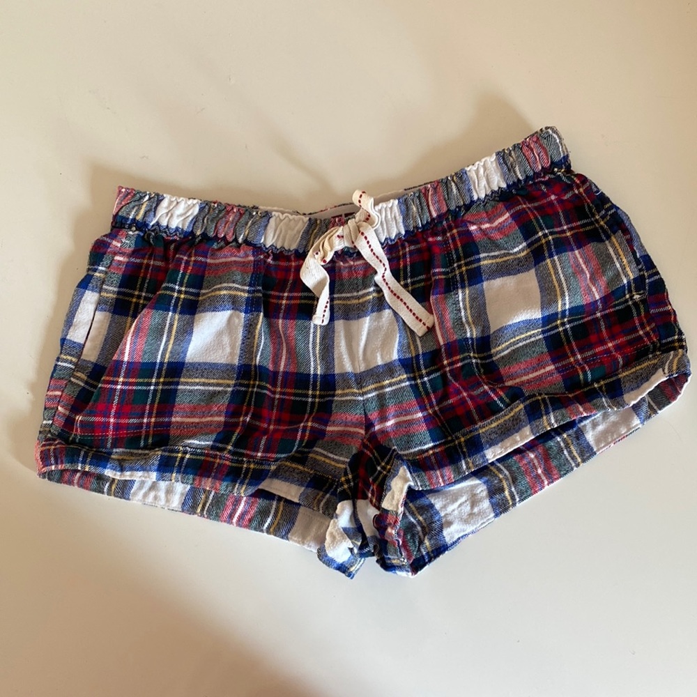 Hollister plaid pajama shorts